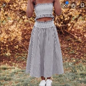 RARE ZARA GINGHAM SET
